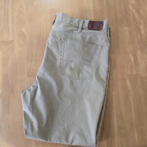 Polo Ralph Lauren Men's Authentic Dungarees Jeans Tan Pony Logo Tag Size 40x32